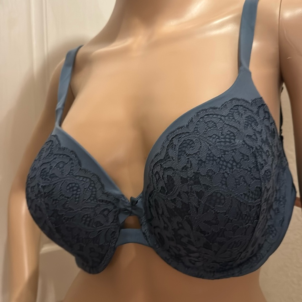 Body by Victoria lined perfect coverage 36 DD smoky blue